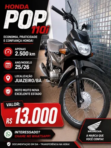 HONDA POP 110i ES 2025/2026