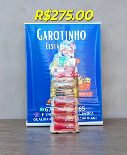 Cesta básica R$275.00