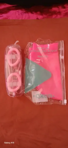 Kit de óculos e touca de natação