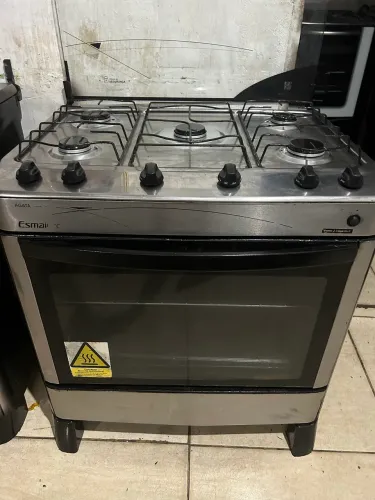 Fogão inox 5 bocas