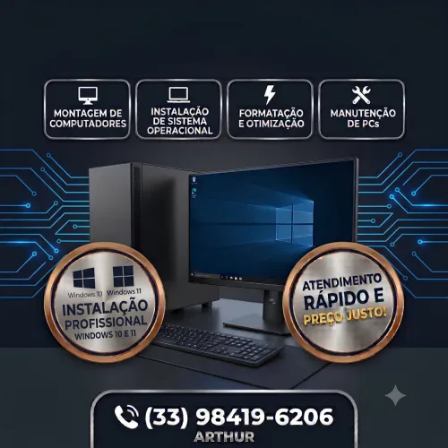 Montagem, Formatação e Manutenção de Computadores