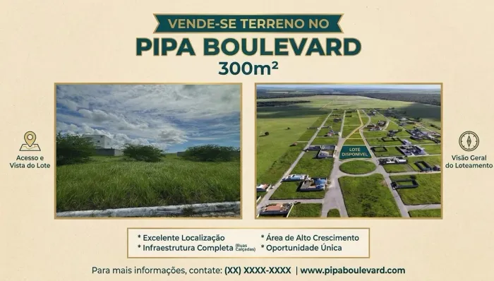 Repasse de Lote no Loteamento Pipa Boulevard