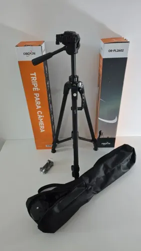 Tripé Para Câmera Fotográfica 1,50m + Bolsa Oberon Or-pl2602