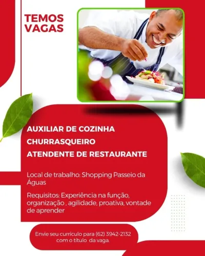 VAGA DE EMPREGO