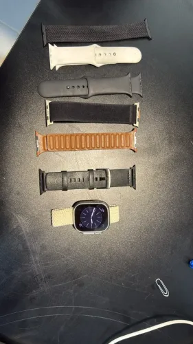 Apple Watch Ultra 2 de 49mm Titânio Natural + Cellular - baixei pra vender logo