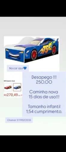 Cama infantil carros