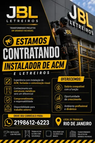 Vaga para profissional em Acm 