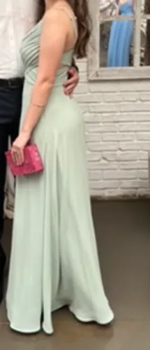 Vestido de festa - verde água 