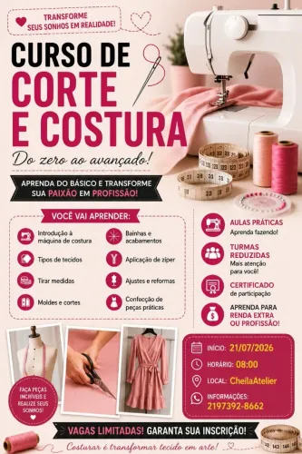 Curso corte e costura 