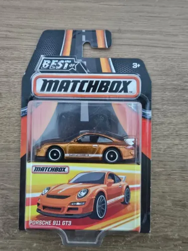 Matchbox Porsche 911 GT3 Dourada - Raridade