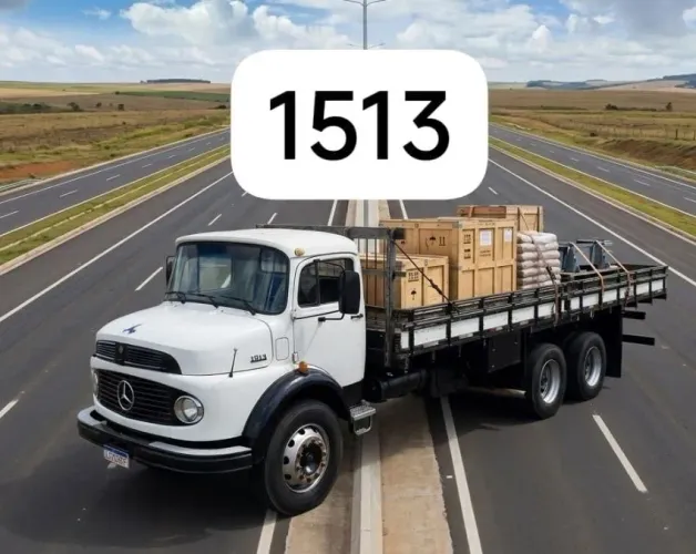 MB 1513 FREIO A AR NOS 3 EIXOS