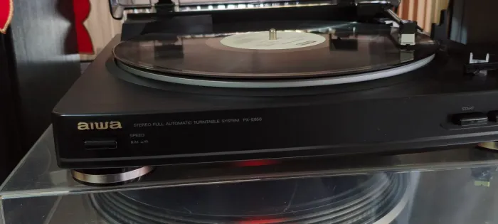 Toca disco Aiwa PX-E850 veja vídeo no link