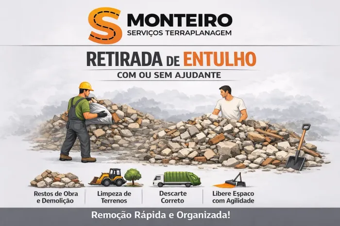 Coleta Tira Retira Entulho Vendemos barro e areia