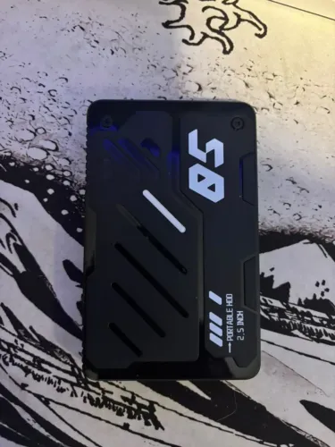 HD Portátil 500GB Disco Rígido Externo USB3.0 2.5" RGB Armazenamento Expandido