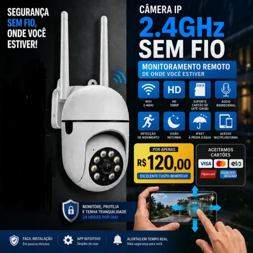 câmeras A7 R$ 120,00 (a unidade)