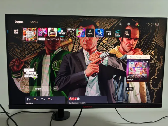 VENDO MONITOR GAMER REDRAGON REDIAMOND 25" 144Hz + SUPORTE ARTICULADO DE BRINDE!