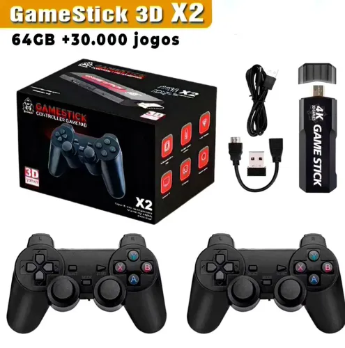 Videogame Stick 2-Console 4K GD10 , 64 Gb .