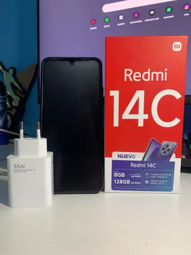 Redmi 14C 128GB 8GB RAM - Conservado - Caixa + Carregador Turbo Original