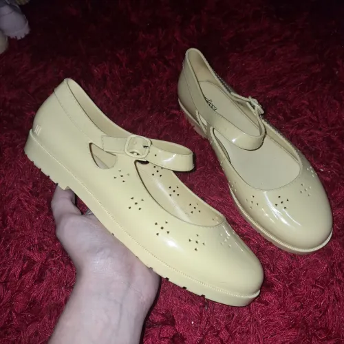 Sapatilha Melissa Boneca Amarelo Pastel - Tam 37