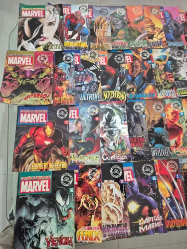 Revistas Marvel eaglemoss e DC