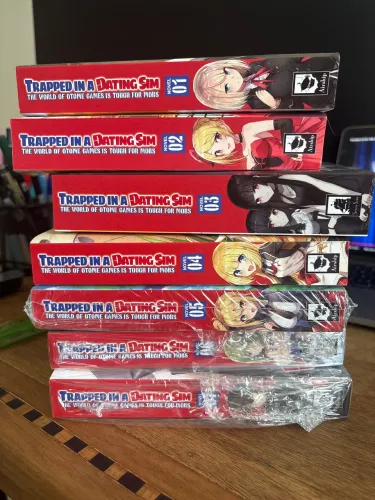 Trapped in a dating Sim light novels 1-7