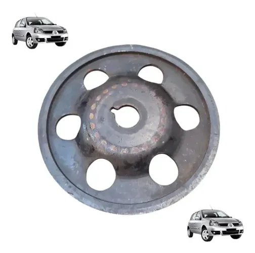 Polia Virabrequim Motor Clio Kangoo 1.0 16v 2002 A 2012