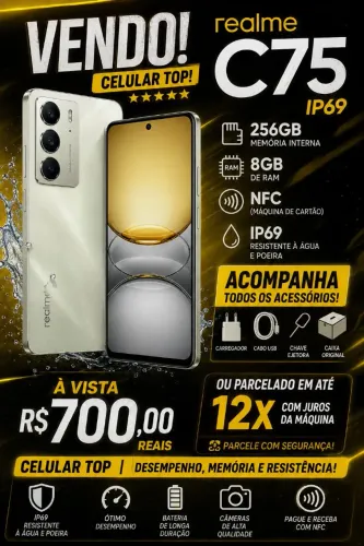 Celular realme c75