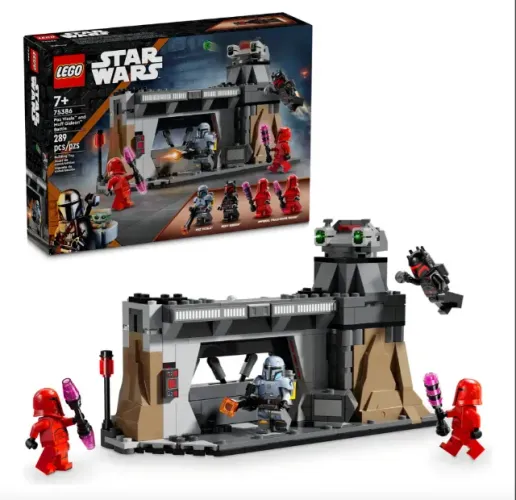 Batalha De Lego Star Wars Entre Paz Vizsla E Moff Gideon