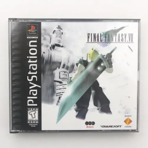 Final Fantasy VII para PlayStation completo e em excelente estado de conservação