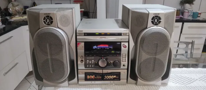 Mini system som Sony grx9000 ... Aiwa Philips gradiente jvc cce Sharp Panasonic 