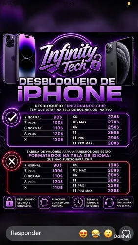 iPhones 11 11 pro e 11 pro maxx xr xs e xs maxx