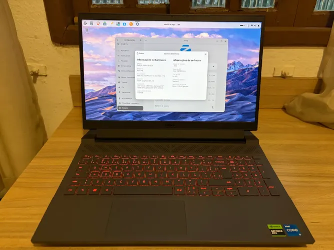 Notebook Gamer Dell G15 com RTX 3050 e 16 GB de RAM