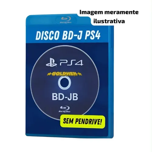 Bdj Ps4 9.0 até 12.52 Disco Blu Ray