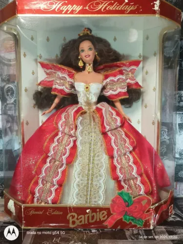 BARBIE 1997 HAPPY HOLIDAYS SPECIAL EDITION NOVA NA CX LACRADA