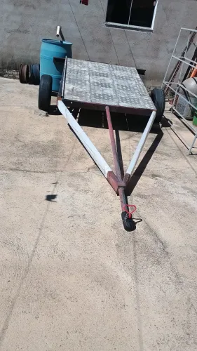 Carretinha na chapa 13 super reforçada 2 x 145 .