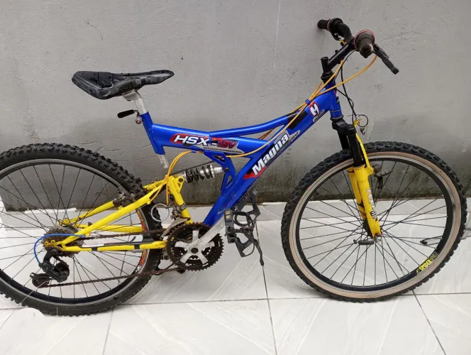 BICICLETA SUSPENSÃO DUPLA