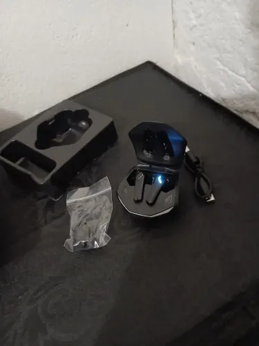 Fones de ouvido gamer Lenovo GM2 PRO com som HI-FI, bluetooth, luz LED