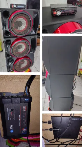 Vendo caixa da LG com módulo de 1200 e fonte de 90ap