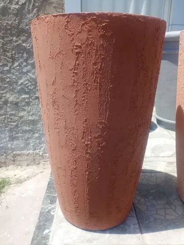 Vaso cone com textura