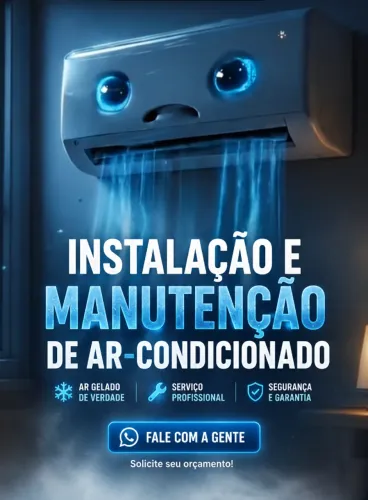 Manutenção de ar condicionado? Promoção
