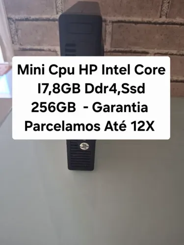 Mini Cpu HP Intel Core I7 ,8GB Ddr4, Ssd 256gb - Garantia.