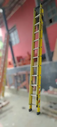 Escada de fibra de 6 m dois lances