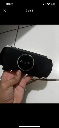 PSP Preto + Mais de 200 Jogos + Carregador e Case - Pronto para Jogar!