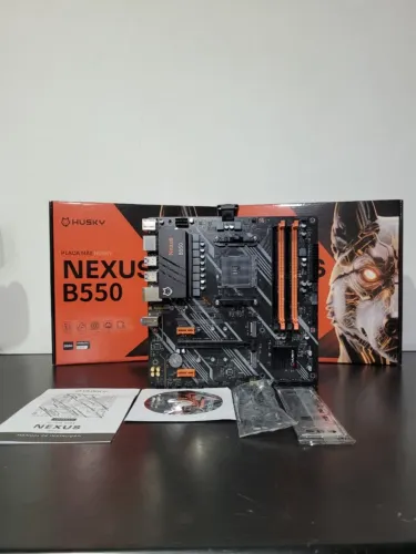 Placa mãeB550m nexus nova, 200 dias de garantia