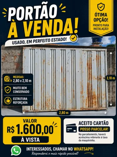 Vendo portão !
