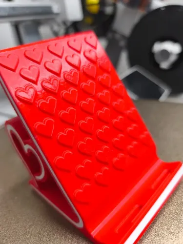 Suporte de Mesa para Celular - Coraçõesa