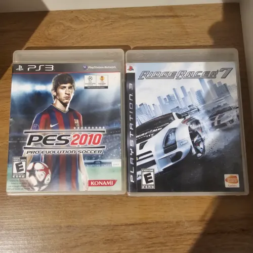 Ridge Racer 7 + PES 2010 PS3 | Originais e Completos