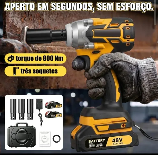 Chave impacto elétrica 48 v
