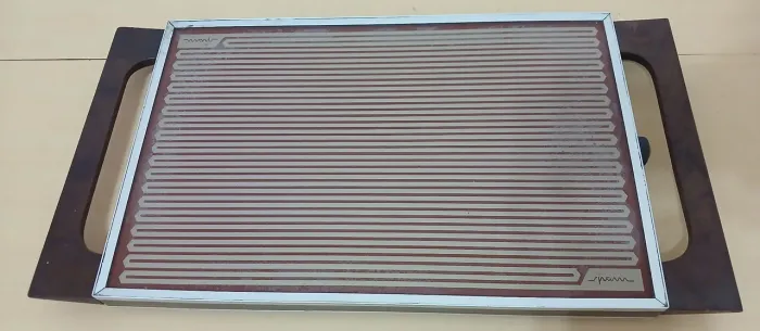 Bandeja Térmica Elétrica Span Vintage Com Cabo Original - Funcionando