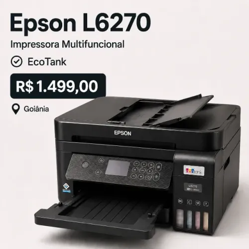 Epson EcoTank L6270 Wi-Fi Duplex ADF - Pouco Usada - 6.954 Impressões